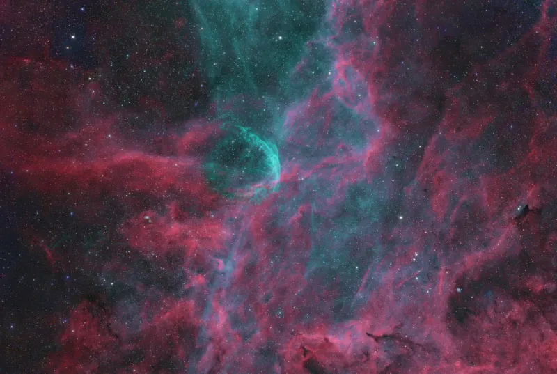 Image of Wolf-Rayet Star WR134 by Jon Talbot for Amateur Astronomy