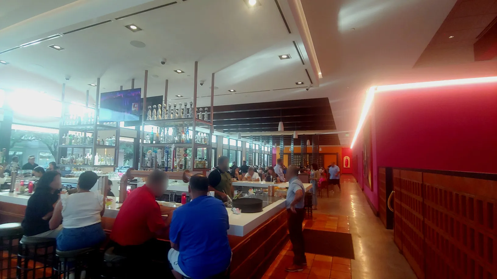 Inside view of Rosario's restaurant, highlighting the upscale ambiance when deciding what to eat in san antonio texas