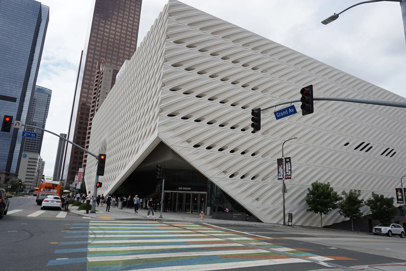 Interior view of the Walt Disney Concert Hall