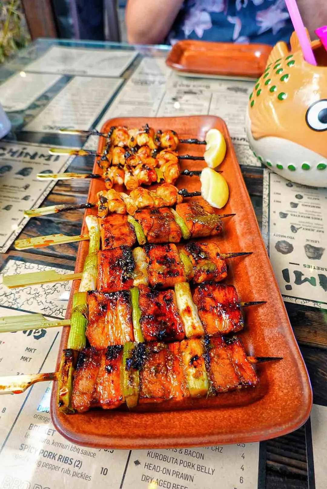 Japanese BBQ and izakaya style dishes from Kemuri Tatsu-ya