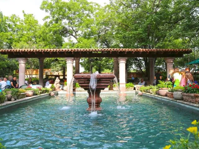 Joe T's patio fountain