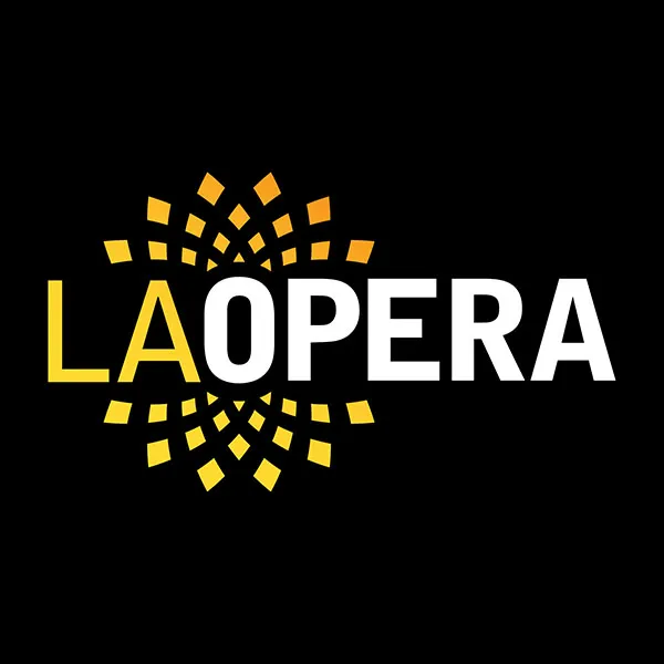 L.A. Opera logo with stylized text