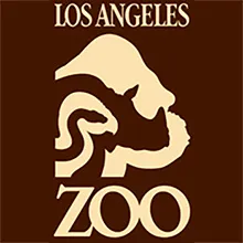 L.A. Zoo logo with an elephant silhouette