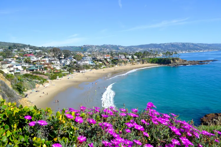 Laguna Beach coastline view