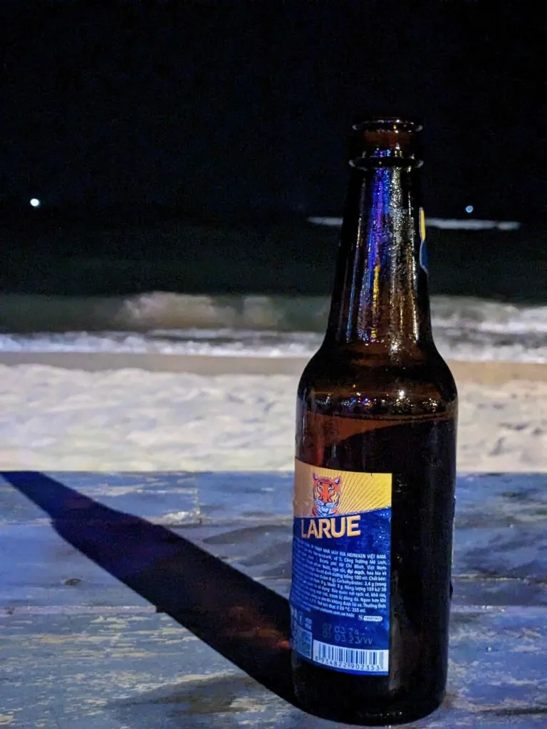 Larue Beer, a popular local choice in Da Nang