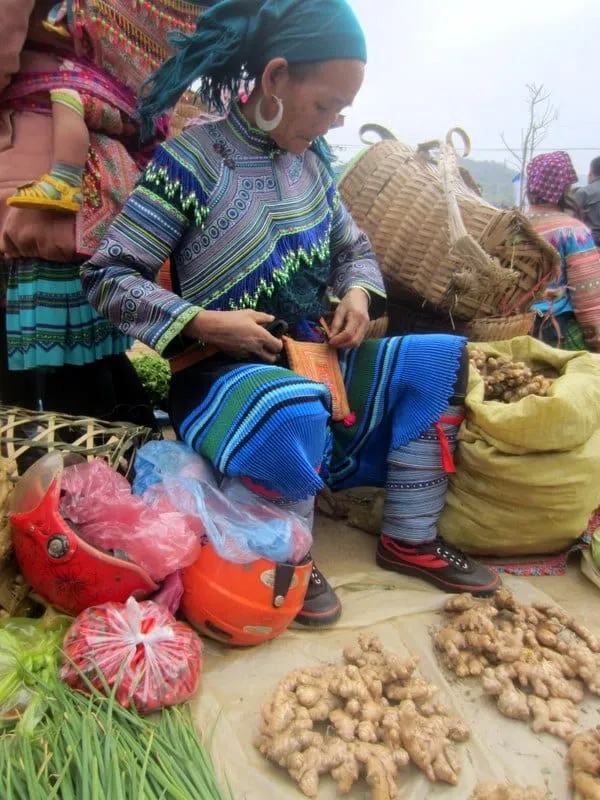 Lively Bac Ha market scene showcasing the vibrant atmosphere and diverse goods for sale