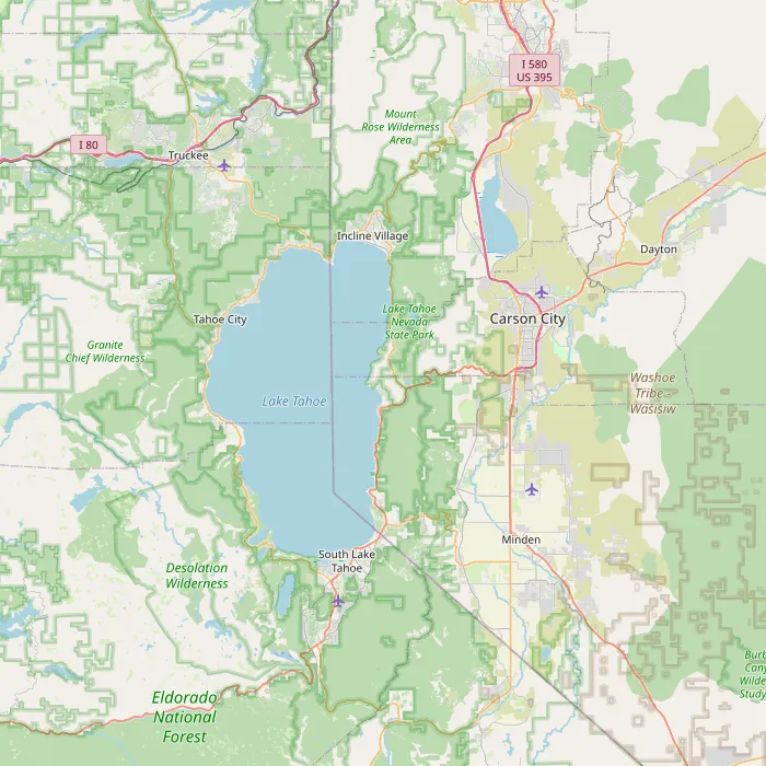 Decoding Mesquite Nevada Temperature - Your Guide to Planning the Perfect Desert Getaway Map showing locations contributing to weather data analysis near Carson City, Nevada