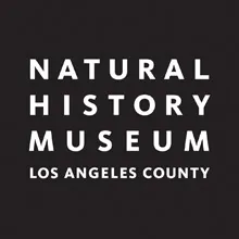 Natural History Museum of L.A. County logo featuring a dinosaur skull