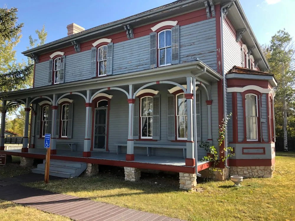Outside view of the historic Fort Bridger building, a key stop on Western trails - Things To See And Do In Wyoming History