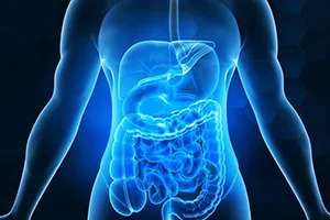 Overlake Gastroenterology team graphic illustrating comprehensive digestive health care services
