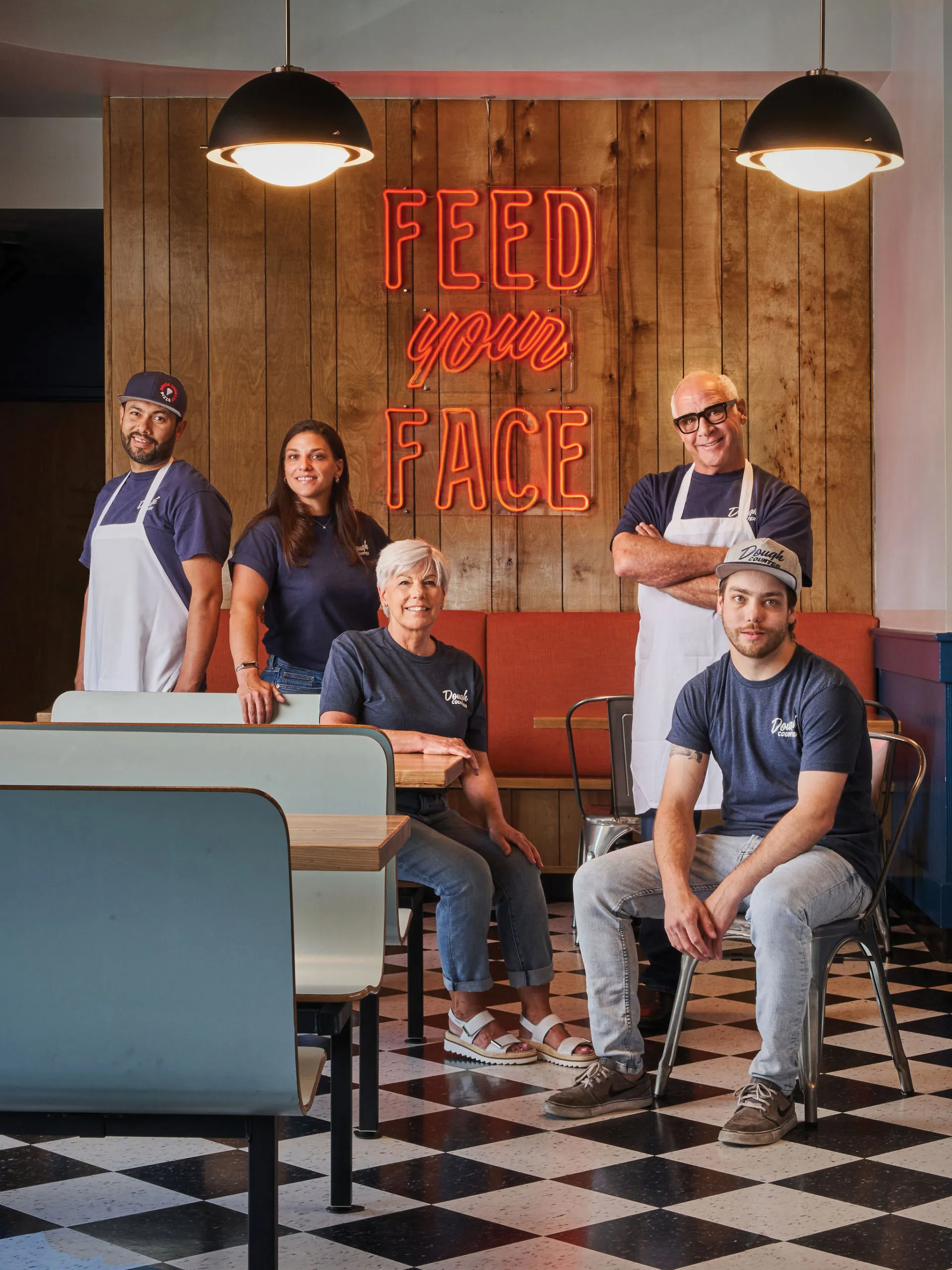 Owners of Dough Counter pizza restaurant in Denver