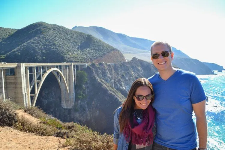 Panoramic view of the Big Sur coastline