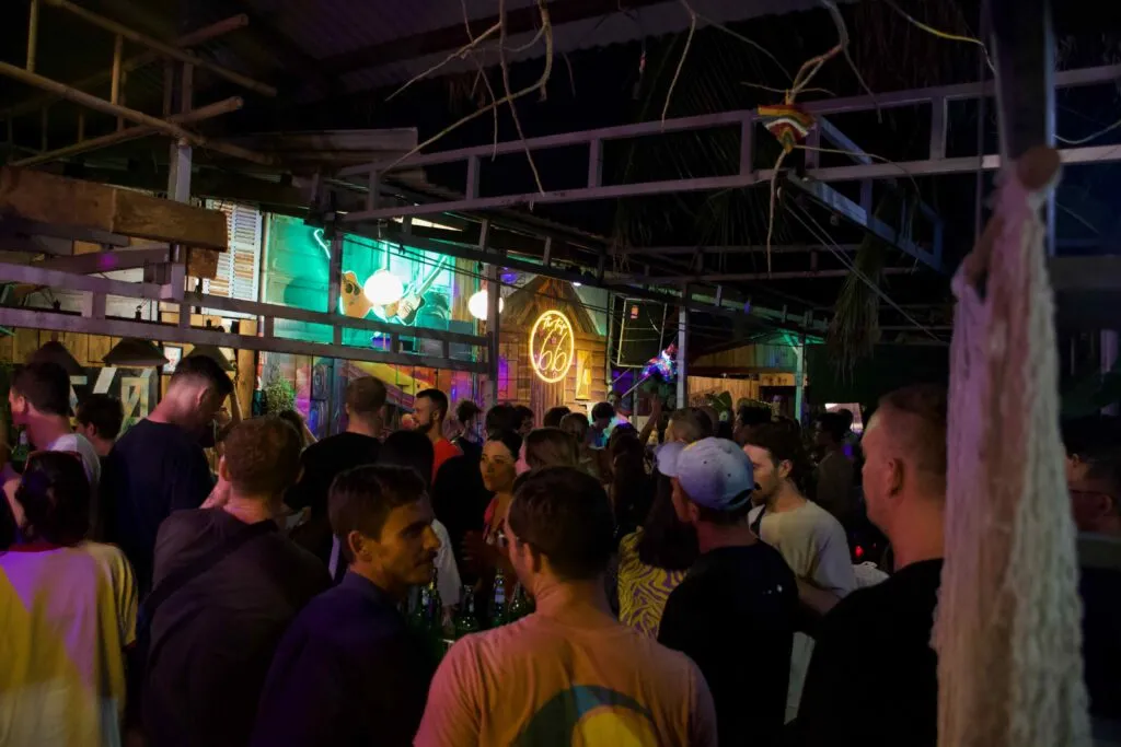 Party time at The Trip 66 Backpacker Bar Da Nang