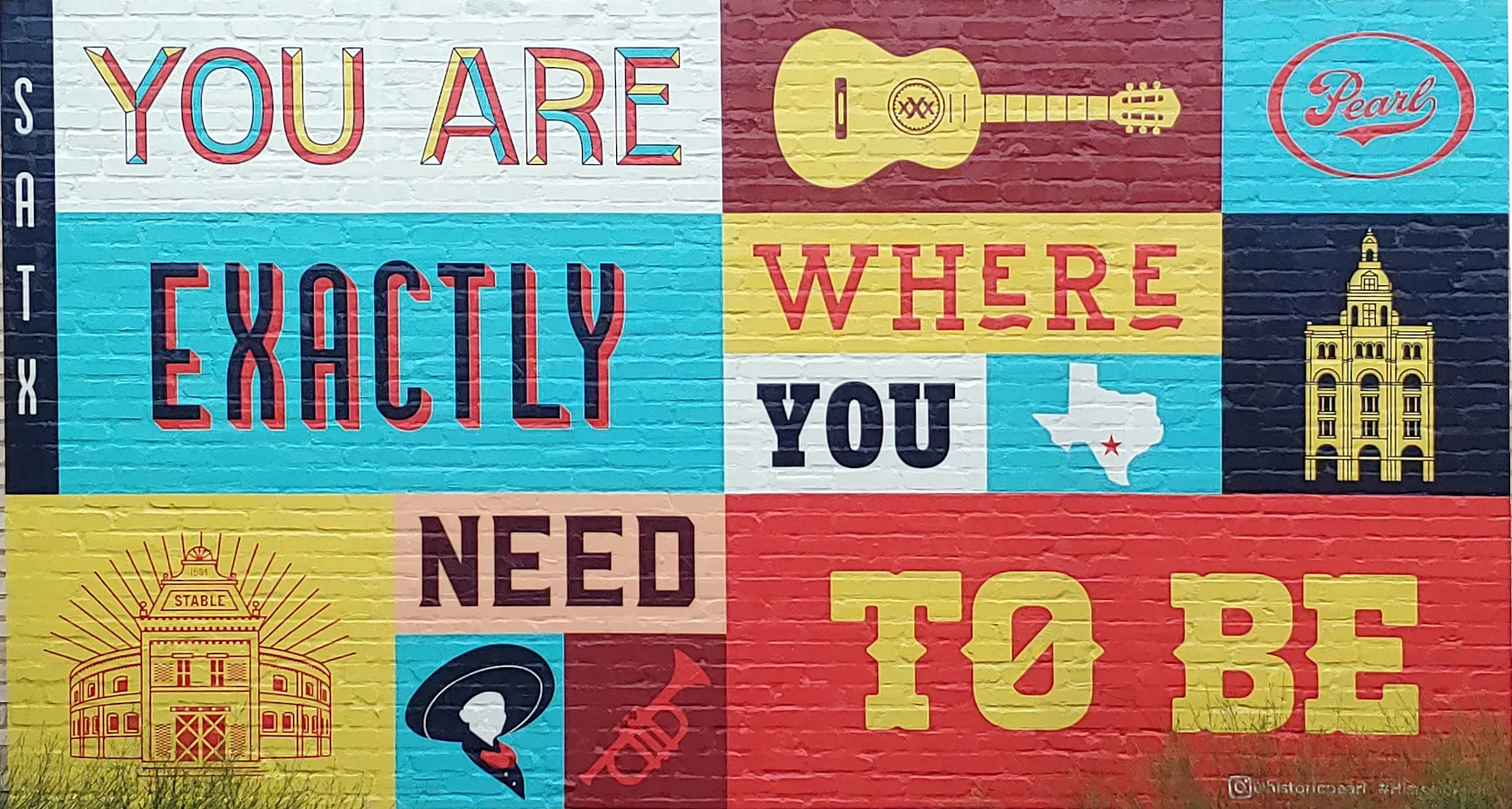Pearl District sign welcoming visitors to the revitalized area, a key location for what to eat in san antonio texas