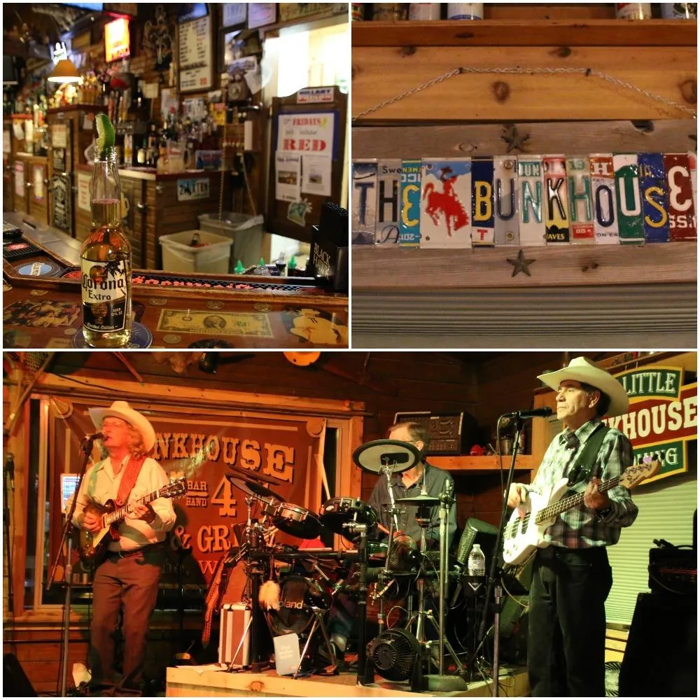 People country dancing at Bunkhouse Bar