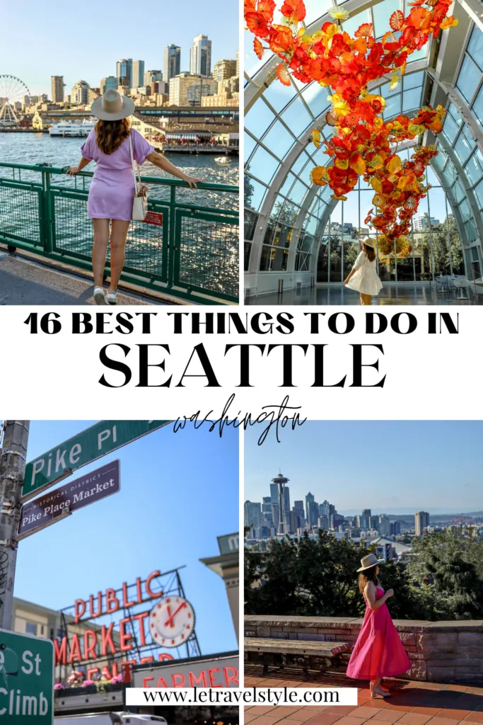 pinterest collage for Seattle Travel Guide