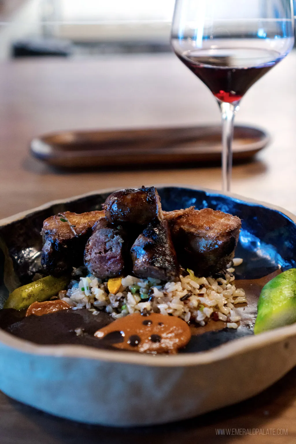 plate of Filipino food from one of the best fine dining restaurants in Seattle