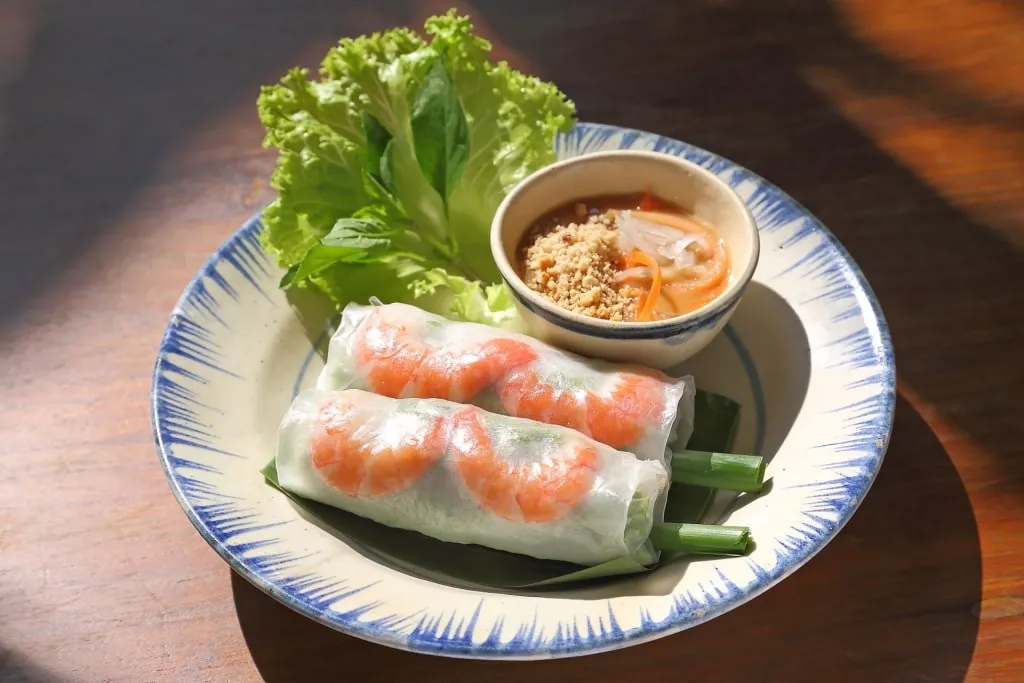 Plate of Goi cuon