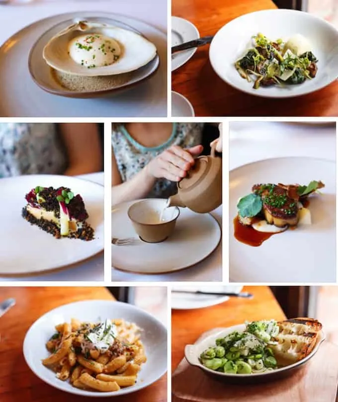 Plated dish in a fine dining restaurant