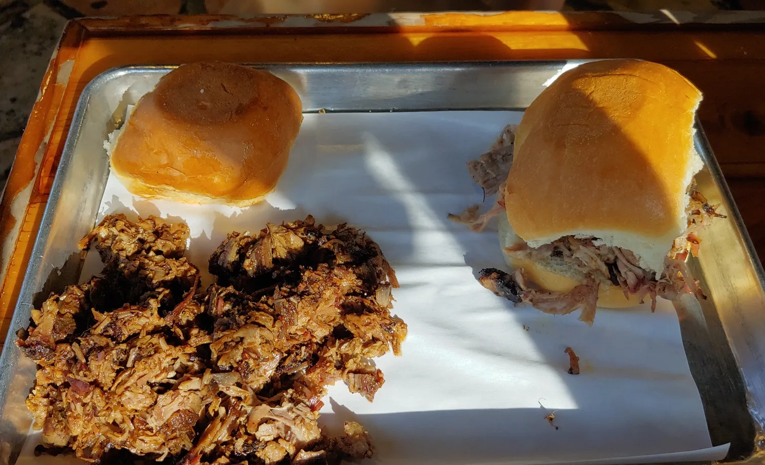 Pulled pork from Smoke Shack BBQ