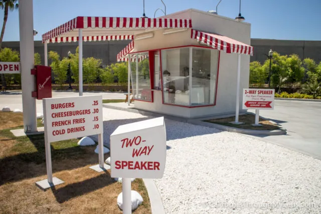 Replica of the original In-N-Out Burger stand