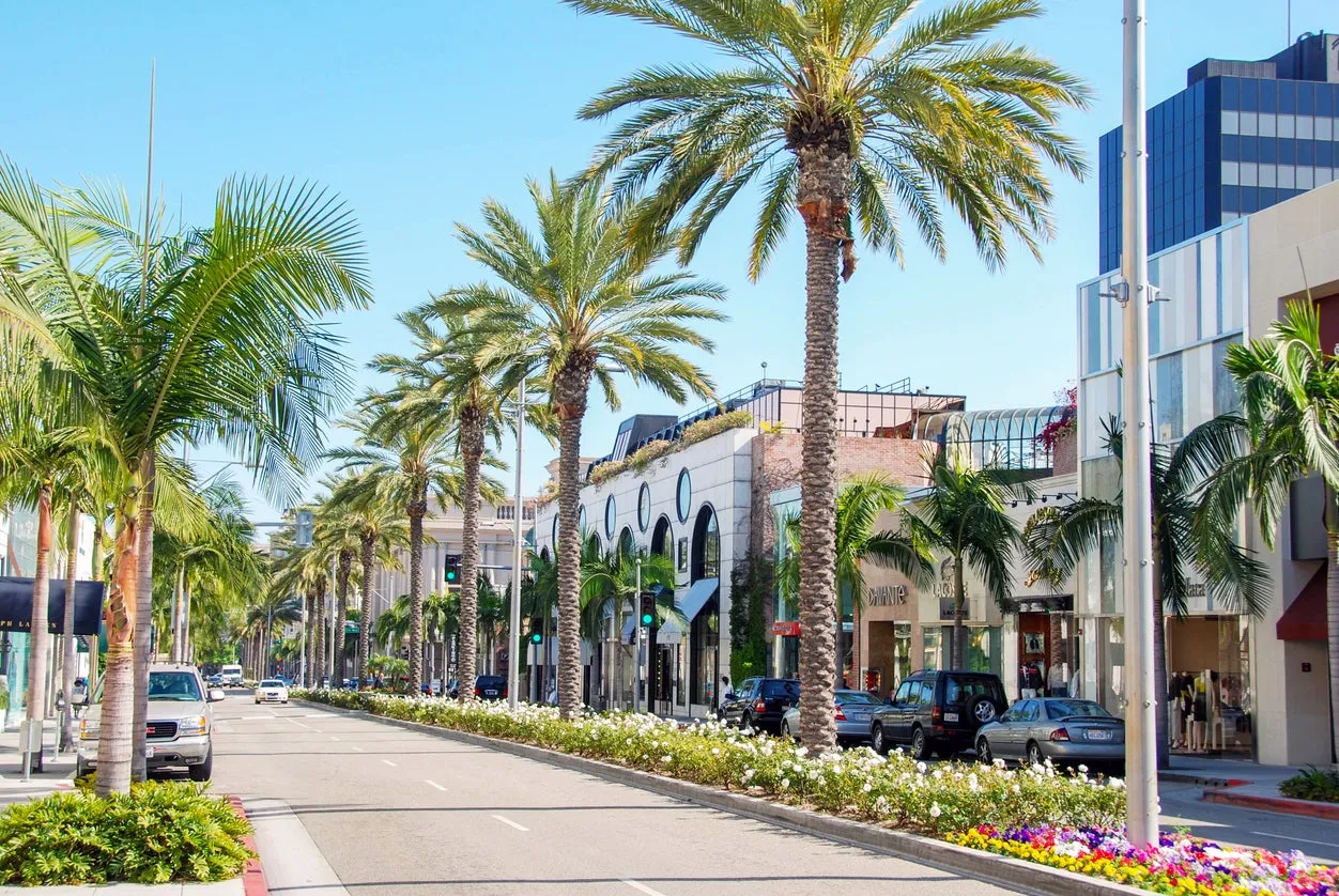 Rodeo Drive is one of the most well-known parts of Beverly Hills