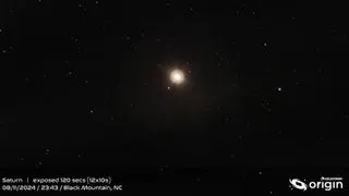 Saturn viewed through the Celestron Origin Intelligent Home Observatory smart telescope