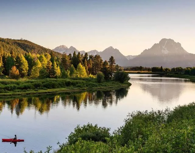 Scenic outdoor landscape in Wyoming