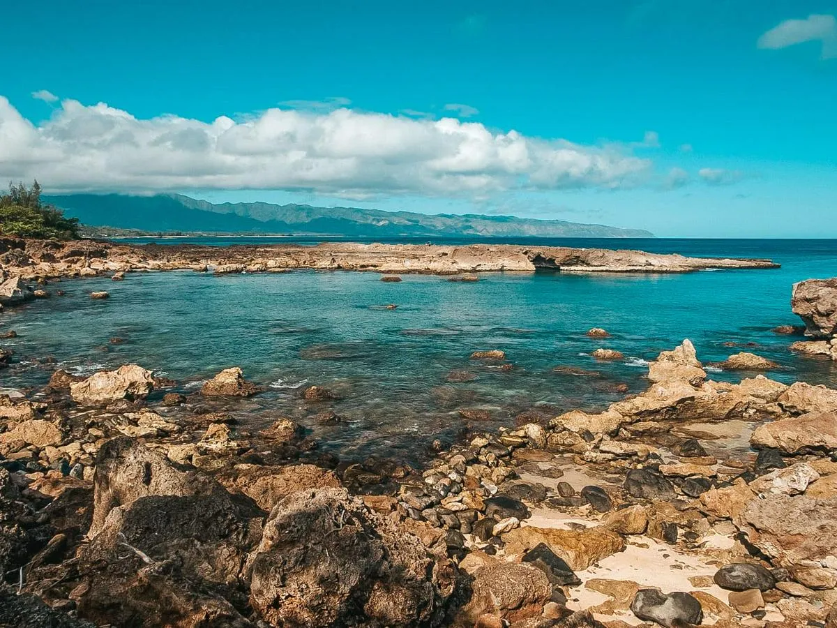 Sharks Cove, a popular snorkeling spot on Oahu's North Shore