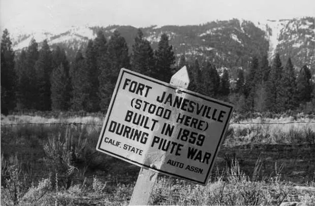 Sign for Fort Janesville