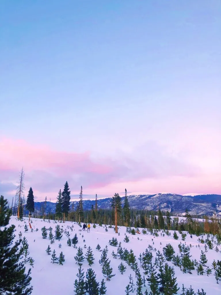 Snow shoeing on Christmas Day