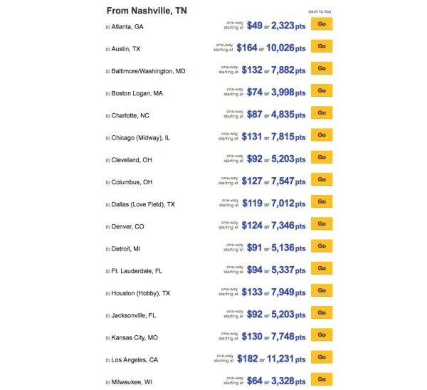 southwest-flights-nashville