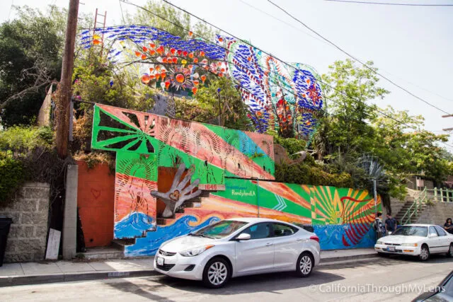 Sparkling outdoor sculpture art installation