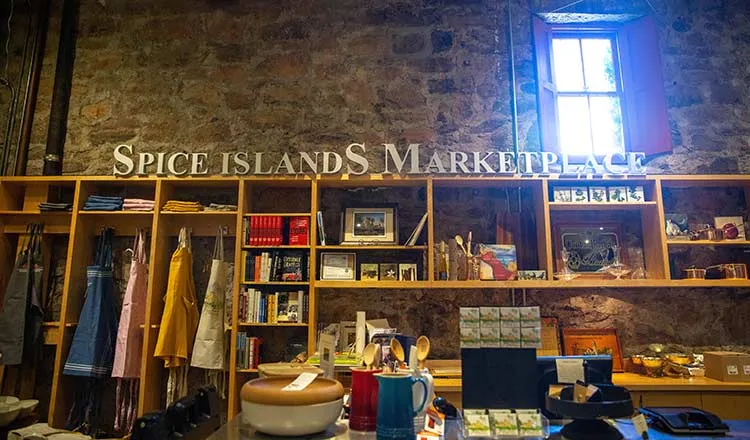 Spice Islands Marketplace for shopping at CIA Greystone in St. Helena, CA
