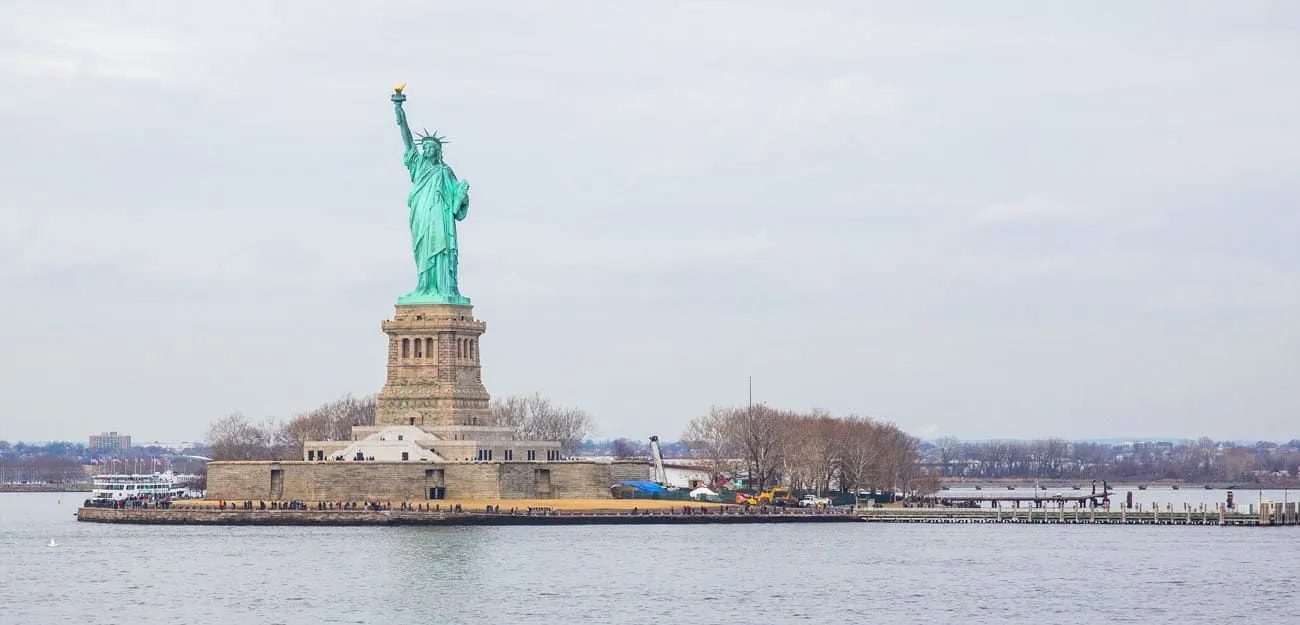 Statue of Liberty in New York Harbor