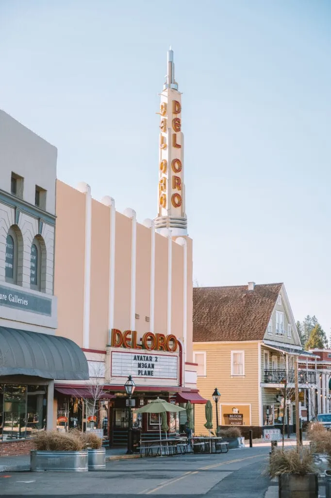 Street view in a Nevada town with shops, part of discovering fun things to do in nevada