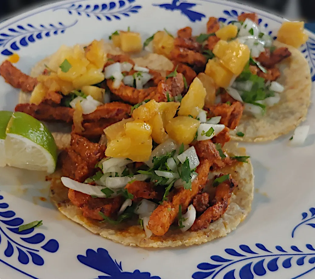 Tacos Al Pastor at La Gloria, a classic street food choice available when exploring what to eat in san antonio texas