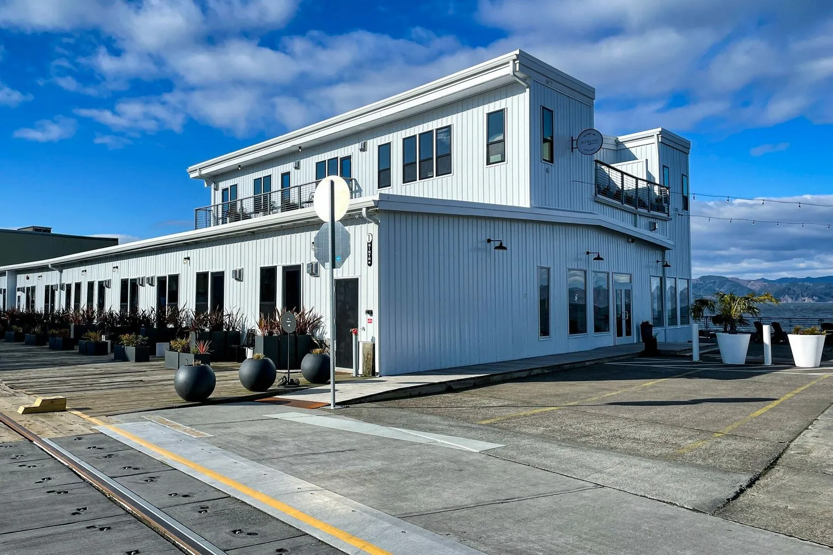 The Bowline Hotel on the water in Astoria