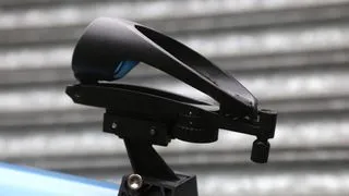 The finderscope attached to the Celestron Inspire 100AZ budget amateur astronomy telescope