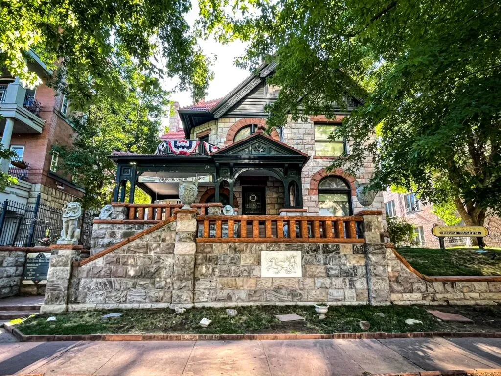 The historic Molly Brown House Museum in Denver