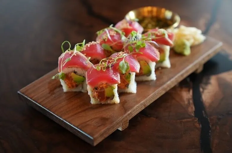 The Rocco Roll at Sushi Row in Colorado Springs