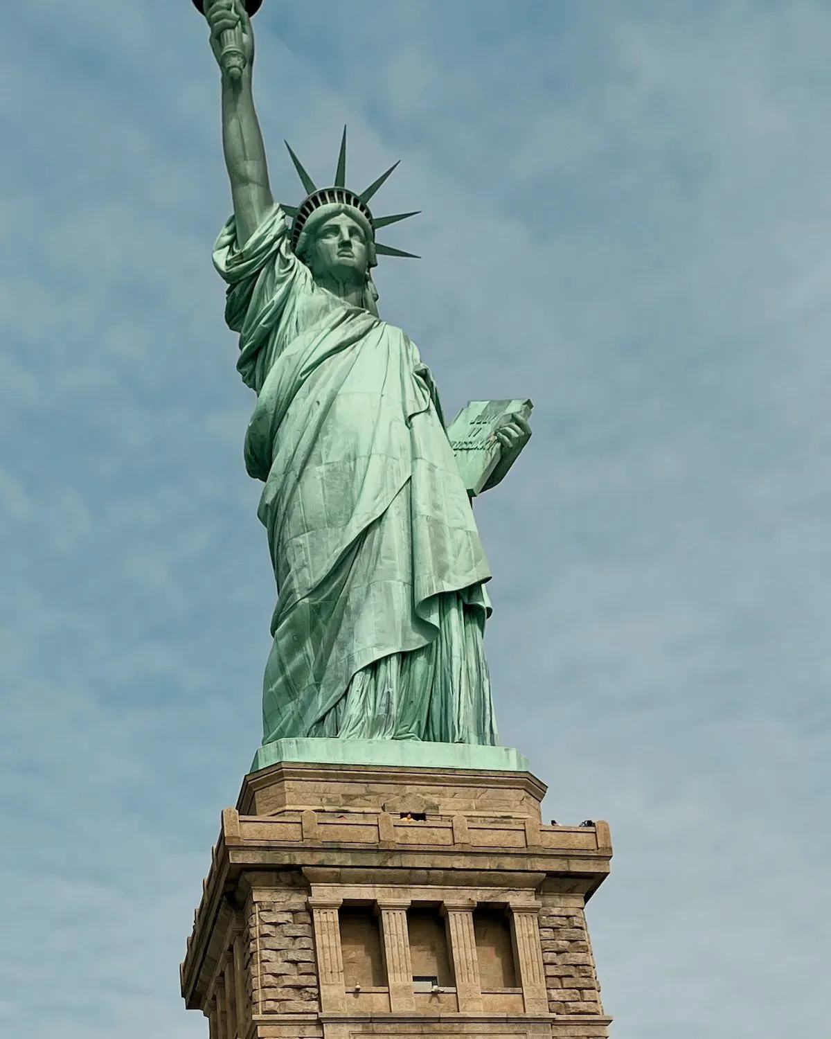 The Statue of Liberty and her Pedestal