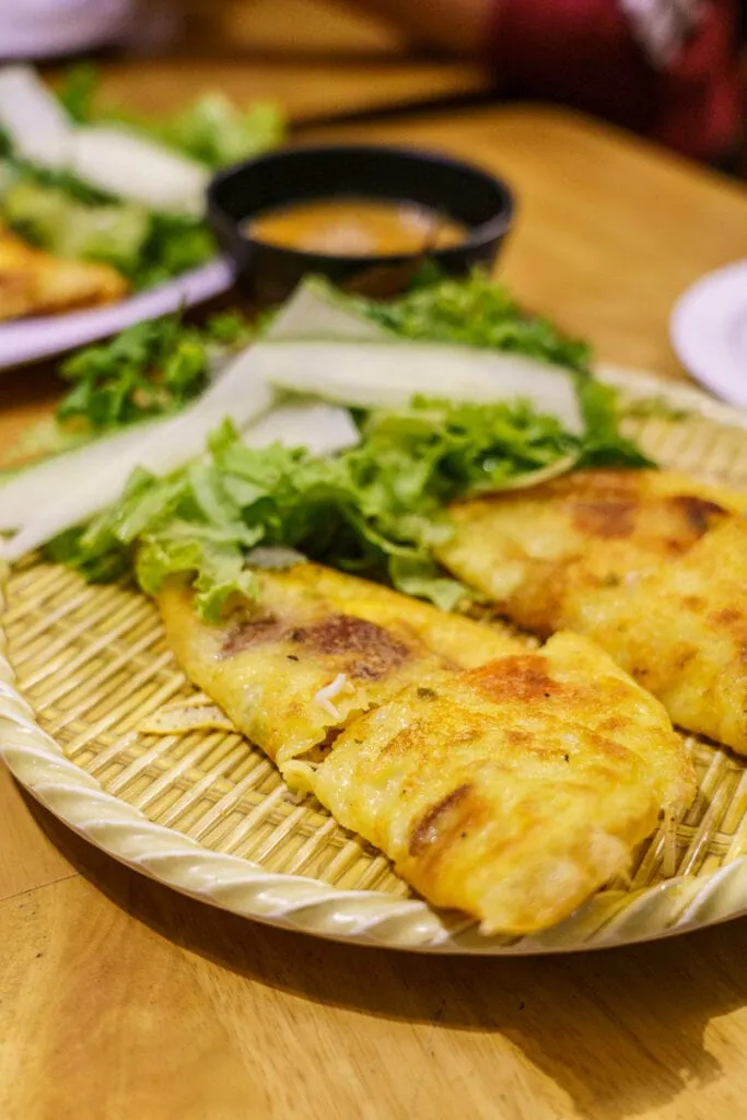 Vietnamese Banh Xeo pancake