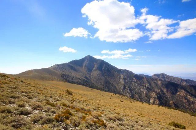 View from the summit of Telescope Peak overlooking Death Valley and Badwater Basin