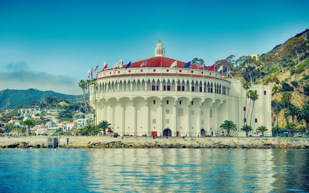 View of Avalon harbor on Catalina Island, a popular destination for photography day trips