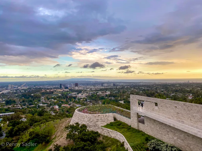 View of Los Angeles from the Getty Center