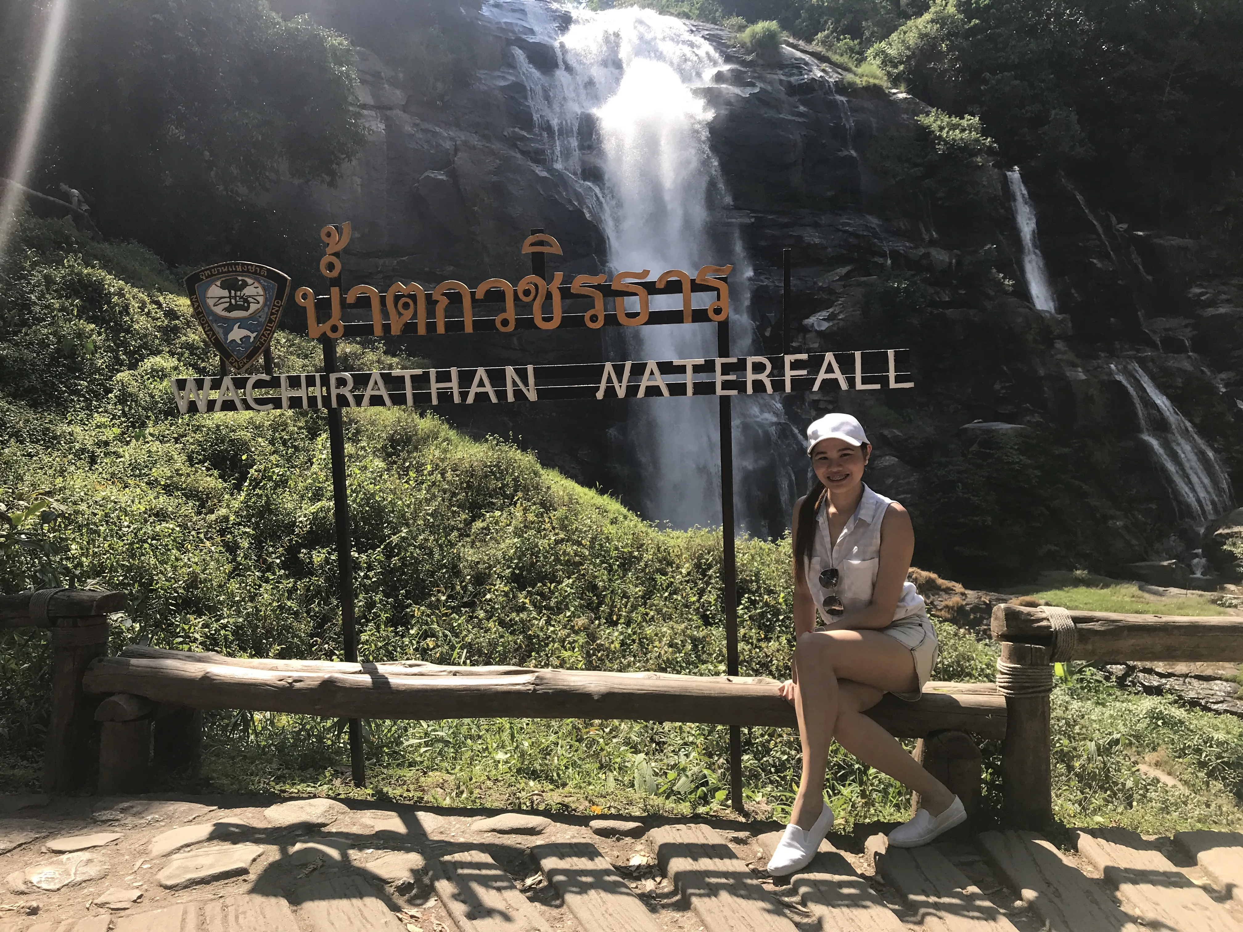 Wachiritham Waterfall, a stop on the Doi Inthanon trip