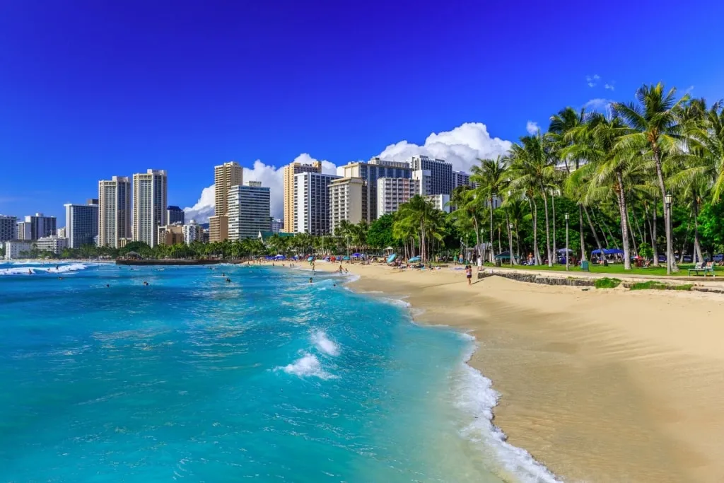 Waikiki Beach, widely considered by many to be the Best Beach In Honolulu