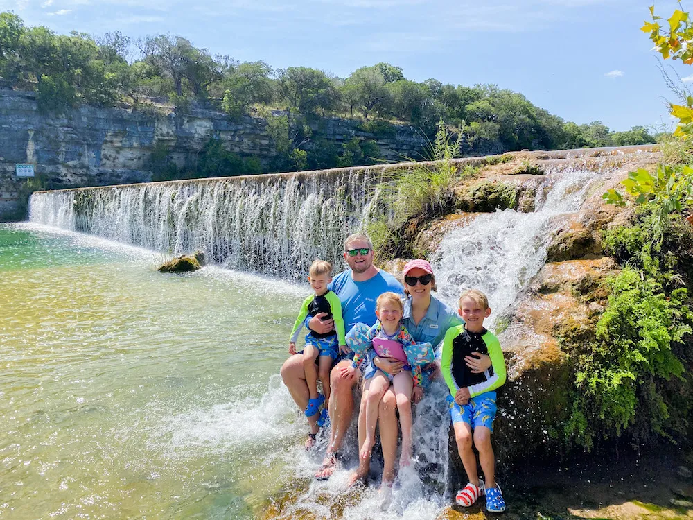 Water fun on the river at Mo-Ranch, a peaceful spot where to go in Texas for vacation