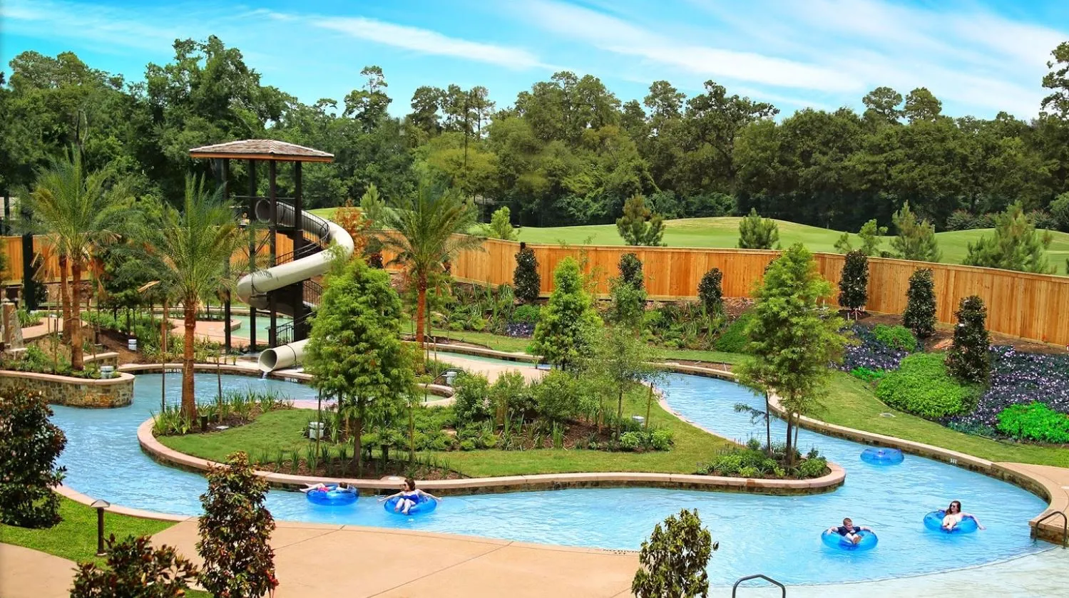 Finding Affordable Overnight Summer Camps in Texas Waterpark area with lazy river at The Woodlands Resort, Texas